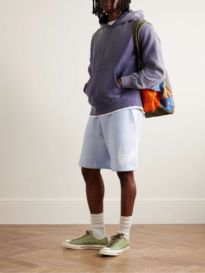 Nike Sportswear Club Straight-Leg Cotton-Blend Jersey Shorts outlook