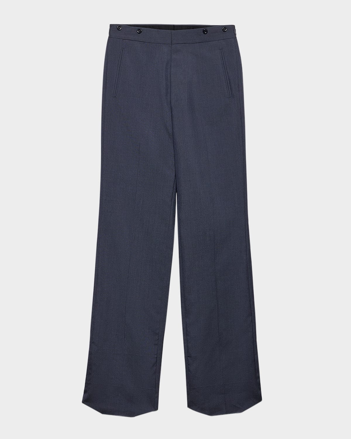 Men's Mohair and Silk Wide-Leg Pants - 1