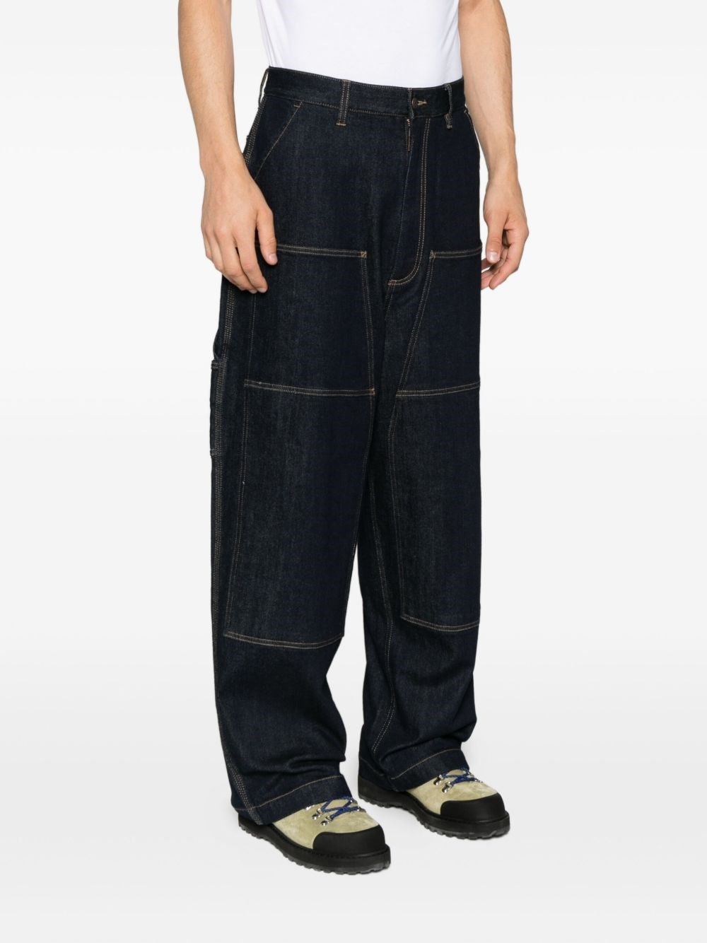 Cargo denim jeans - 4