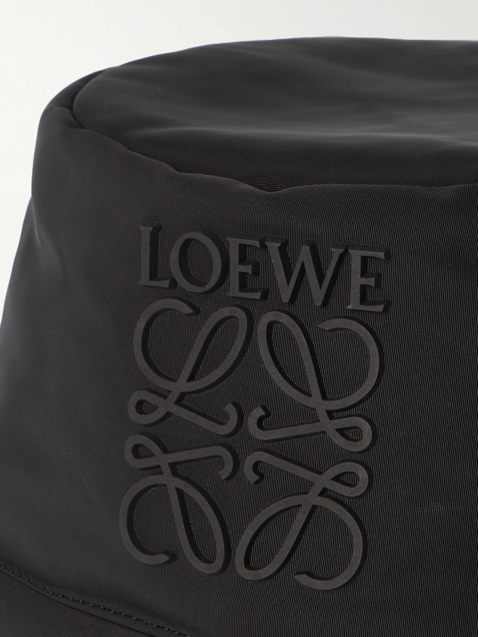 Logo-Appliquéd Padded Nylon Bucket Hat Black - 4