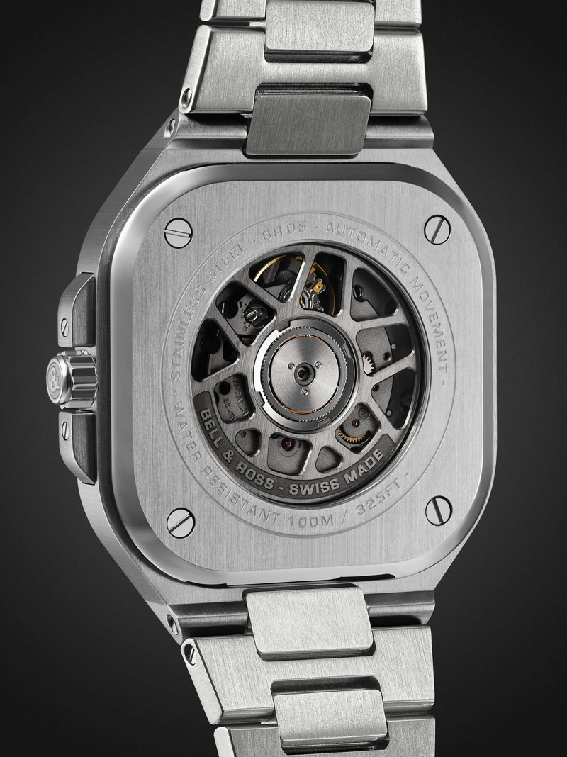 BR 05 GMT Automatic 41mm Stainless Steel Watch, Ref. No. BR05G-SI-ST/SST 5