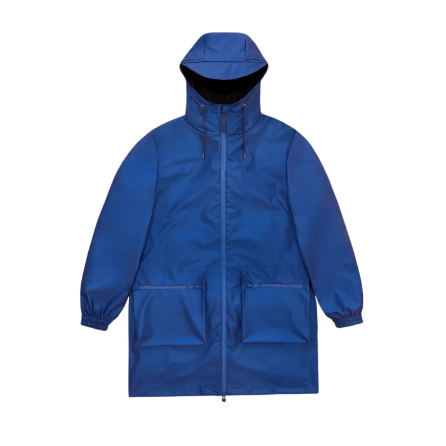 Rains Long Sleeve Cargo Jacket, Size Medium - 5