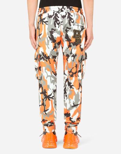 Dolce & Gabbana Jersey cargo pants with camouflage print outlook