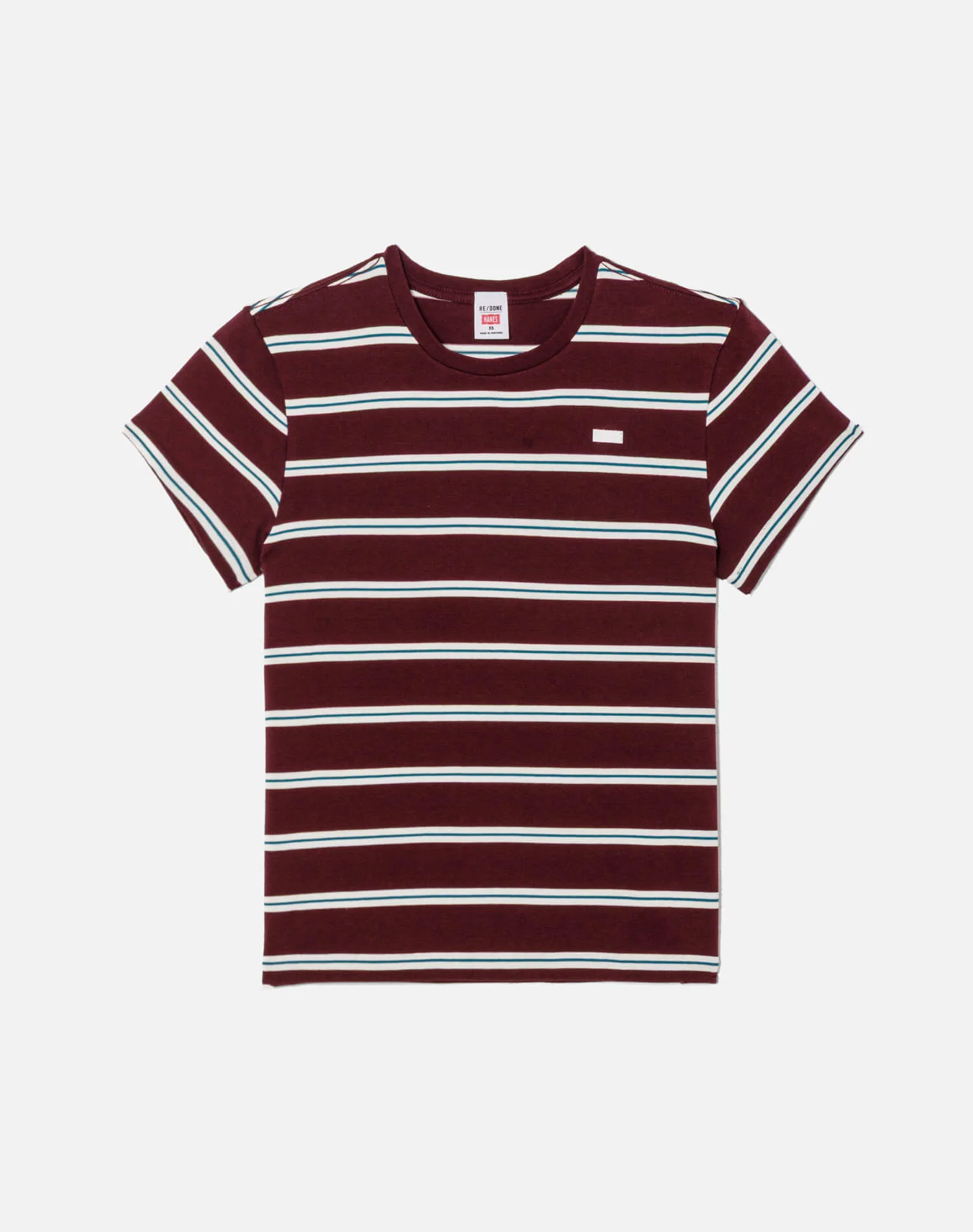 Classic Tee - Mulberry Stripe - 1