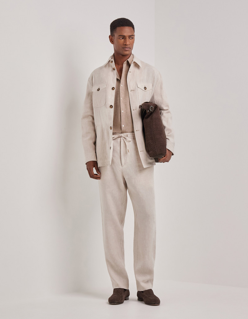CARAMEL MIXED-MATERIAL ULTRALIGHT SUEDE BOMBER JACKET WITH KNIT INSERTS 244