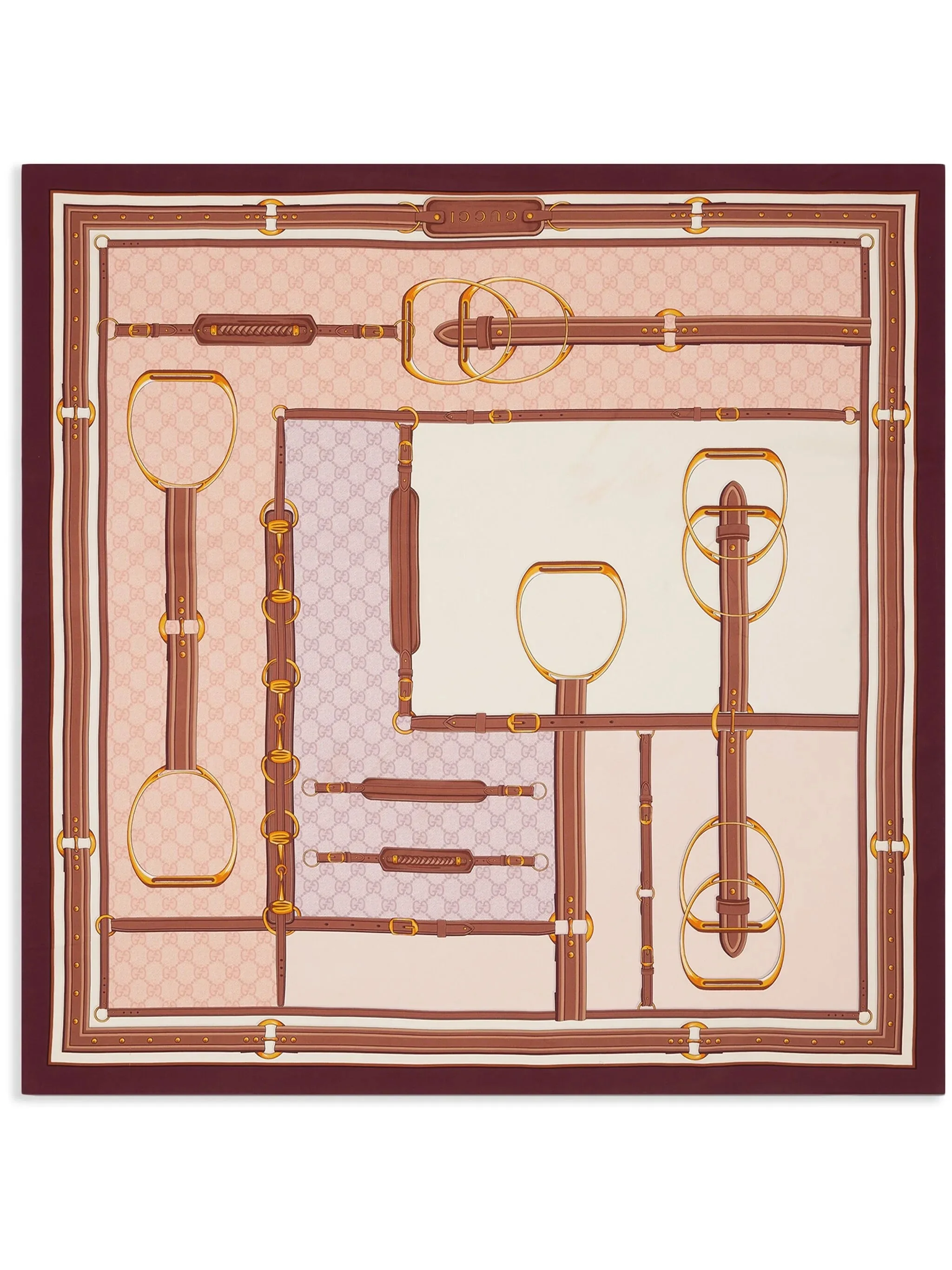 Gucci Printed Silk Scarf - 1