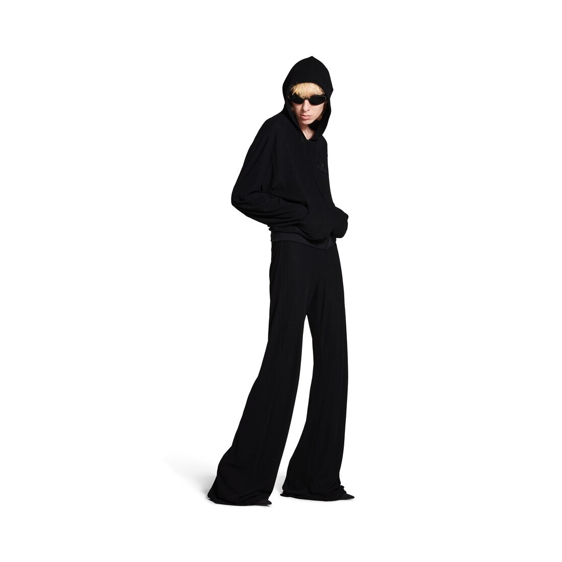 Women's Elastic Pants in Black - 2