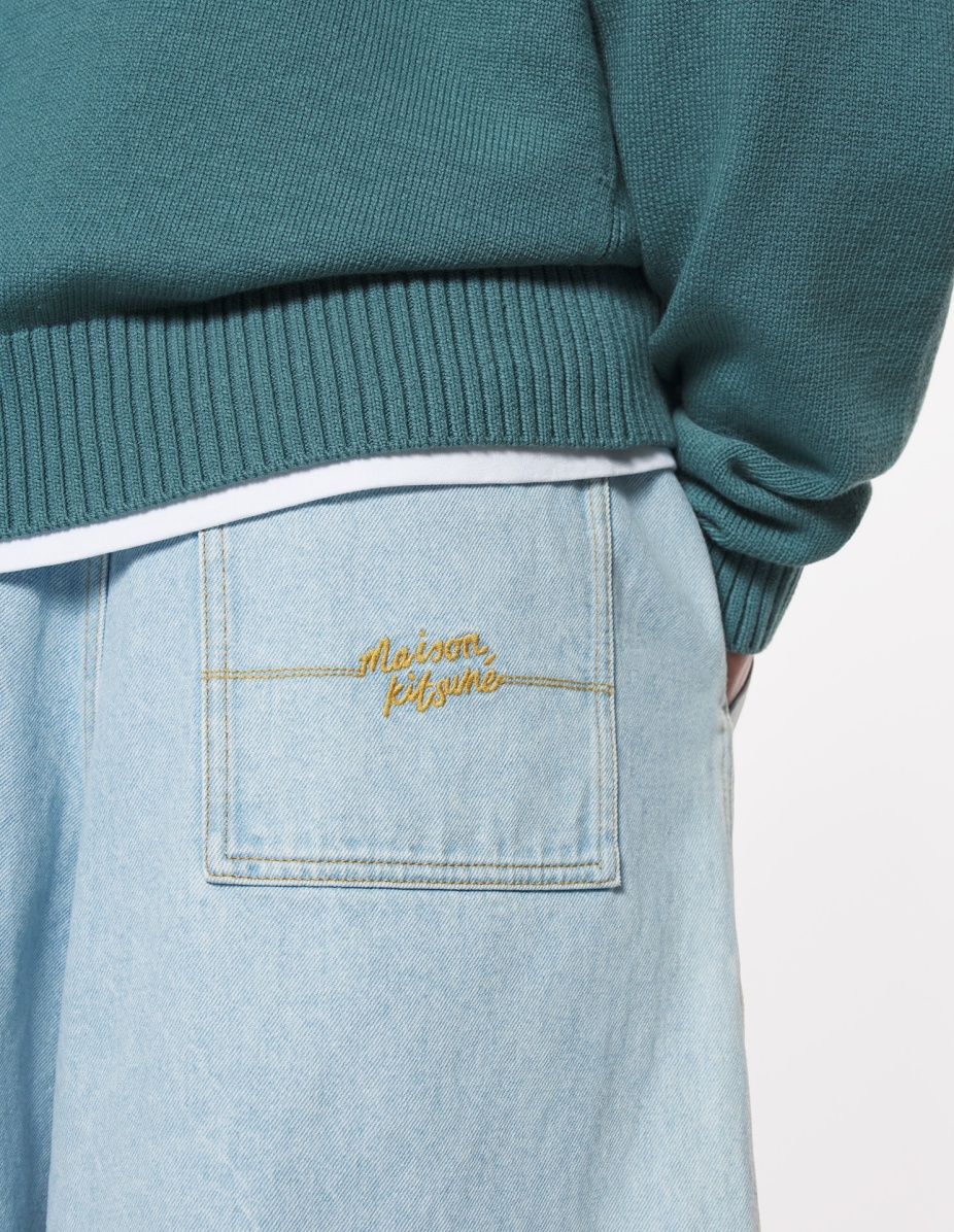 DENIM WORKWEAR SHORTS - 4