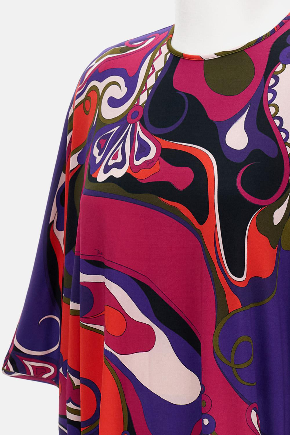 Satin jersey blouse - 3