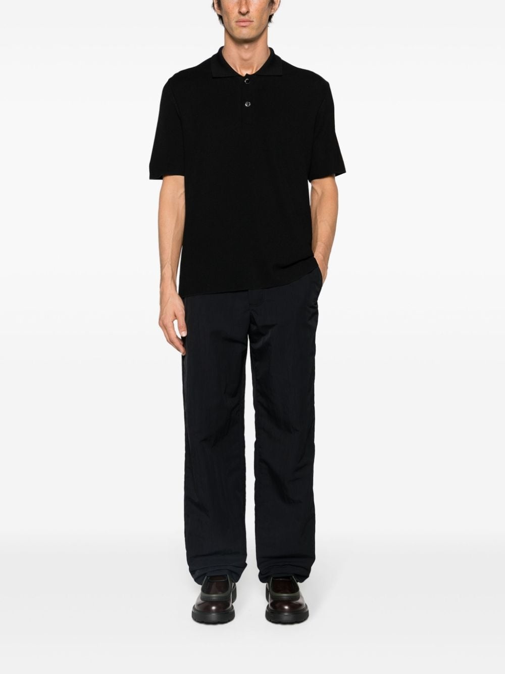 Maille honeycomb-knit polo shirt - 2