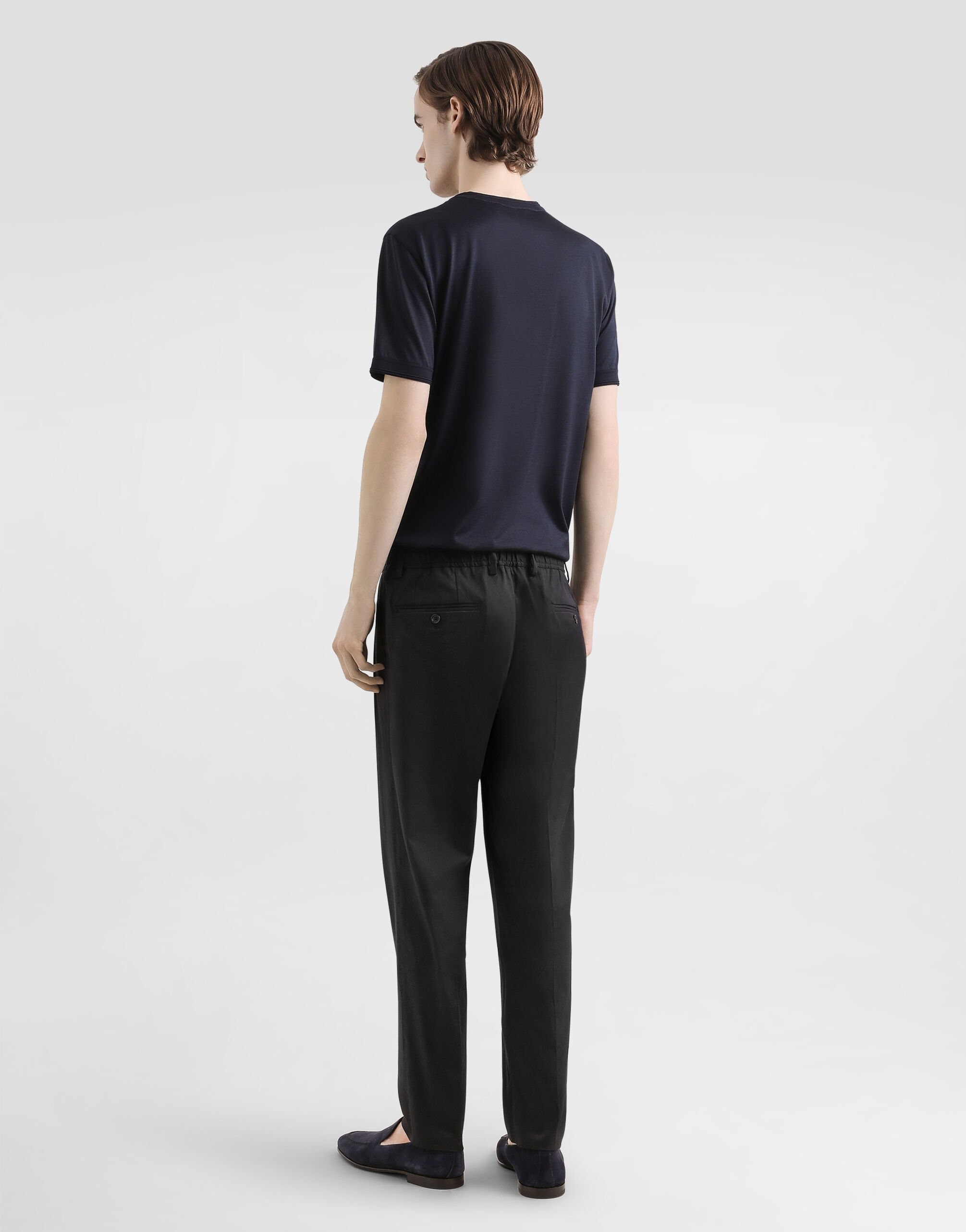 Short-sleeved silk t-shirt - 3