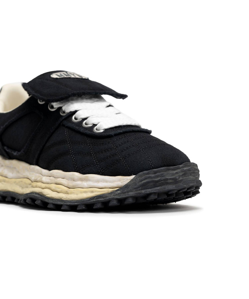 "SCOTT" OG Sole Vintage Effect Embroidered Canvas Low-top Sneaker 7