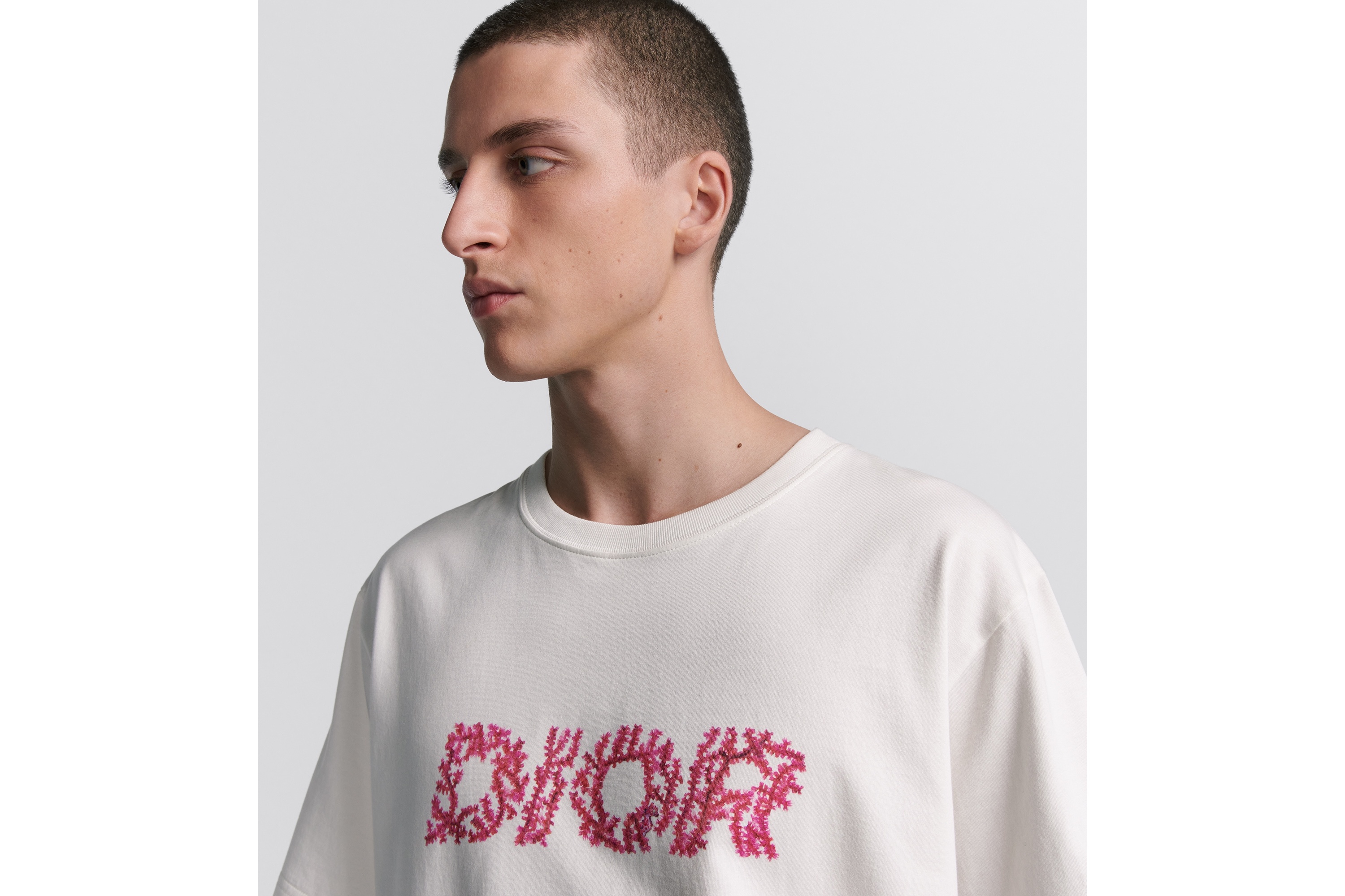 Dior Italic Coral Relaxed-Fit T-Shirt - 5