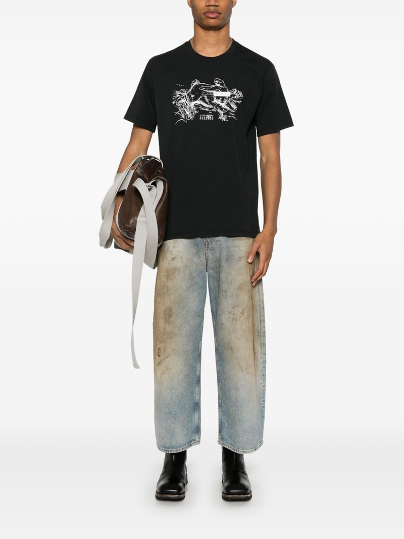 MM6 Maison Margiela graphic-print T-shirt outlook