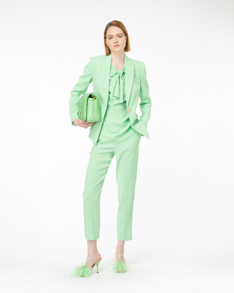 PINKO SLIM-FIT TROUSERS IN STRETCH CREPE outlook