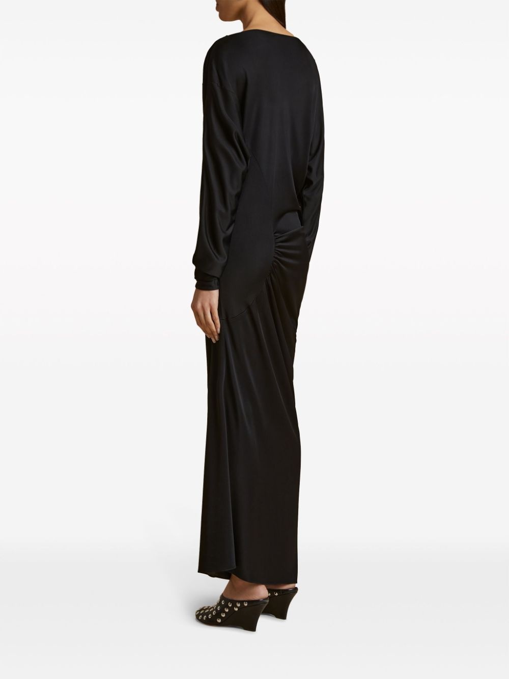 The Oron ruched maxi dress - 4
