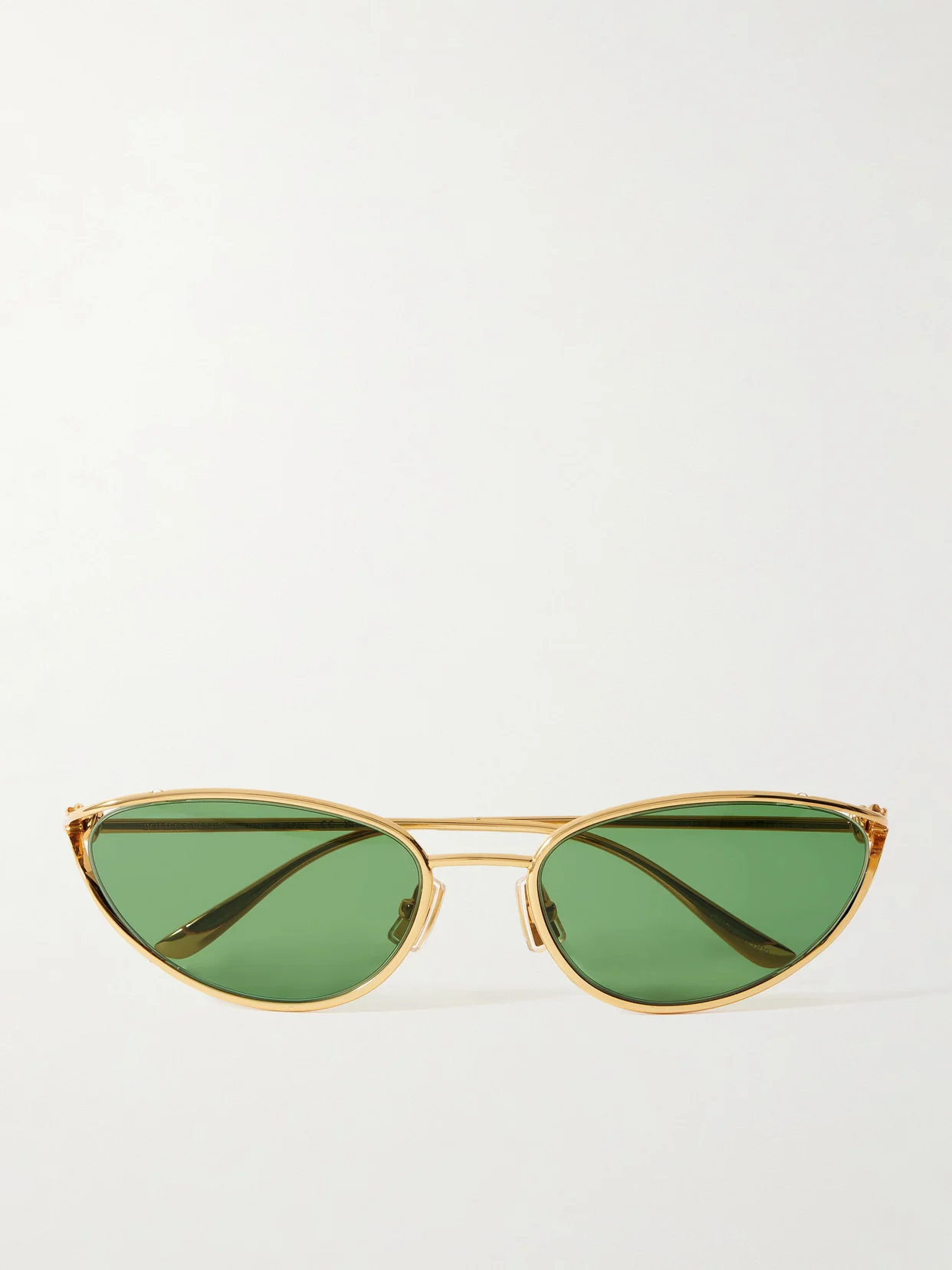 Cat-eye Gold-tone Sunglasses - 1