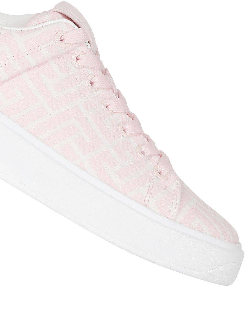 Bicolor jacquard B-Court sneakers 6