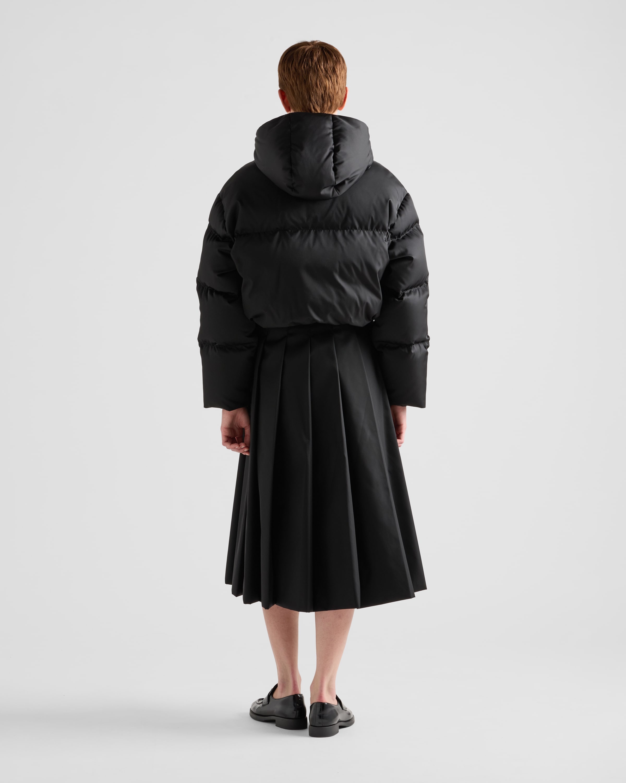 Re-Nylon cropped down jacket - 5