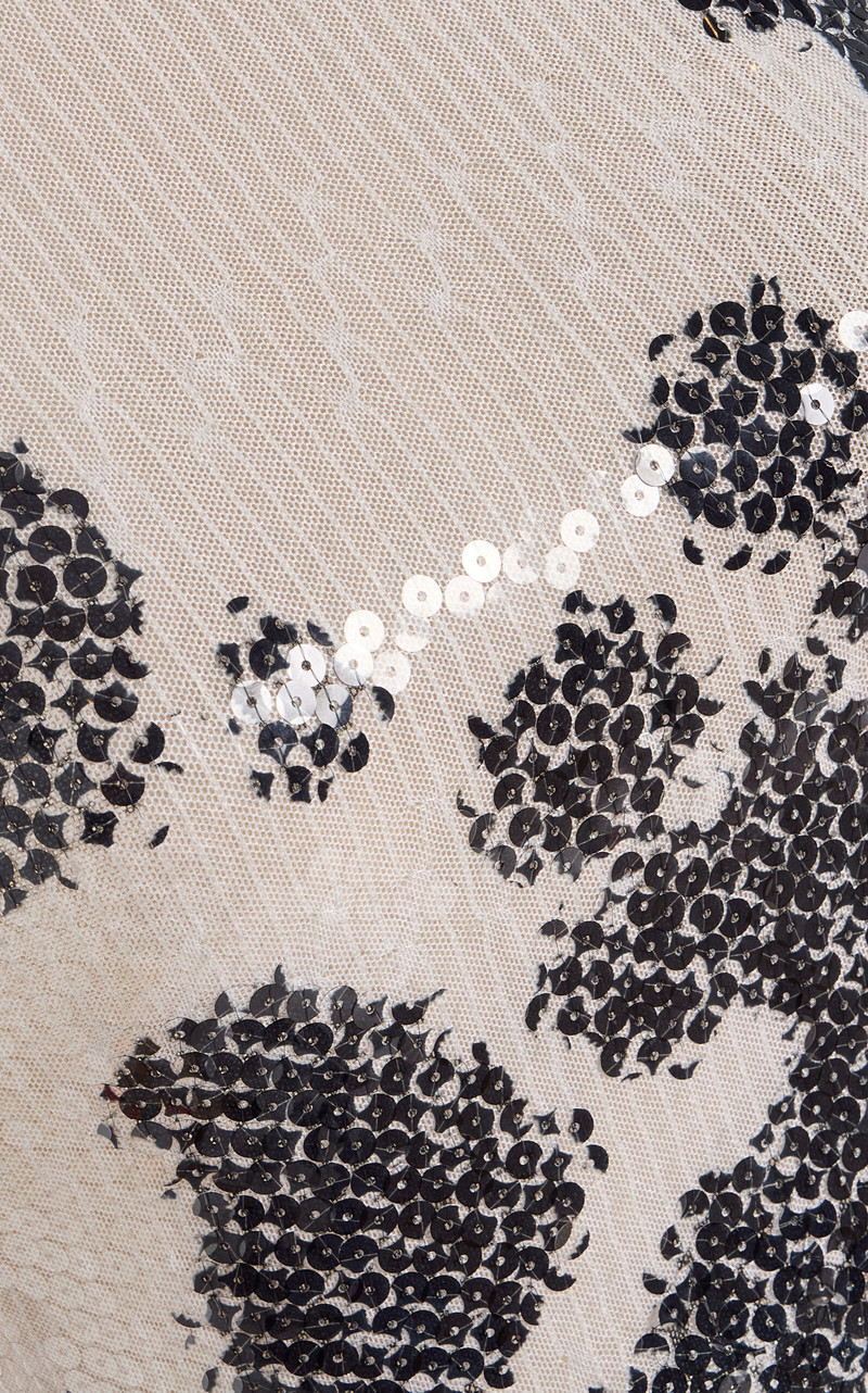 The Maven Paillette Mock Neck Top multi 4