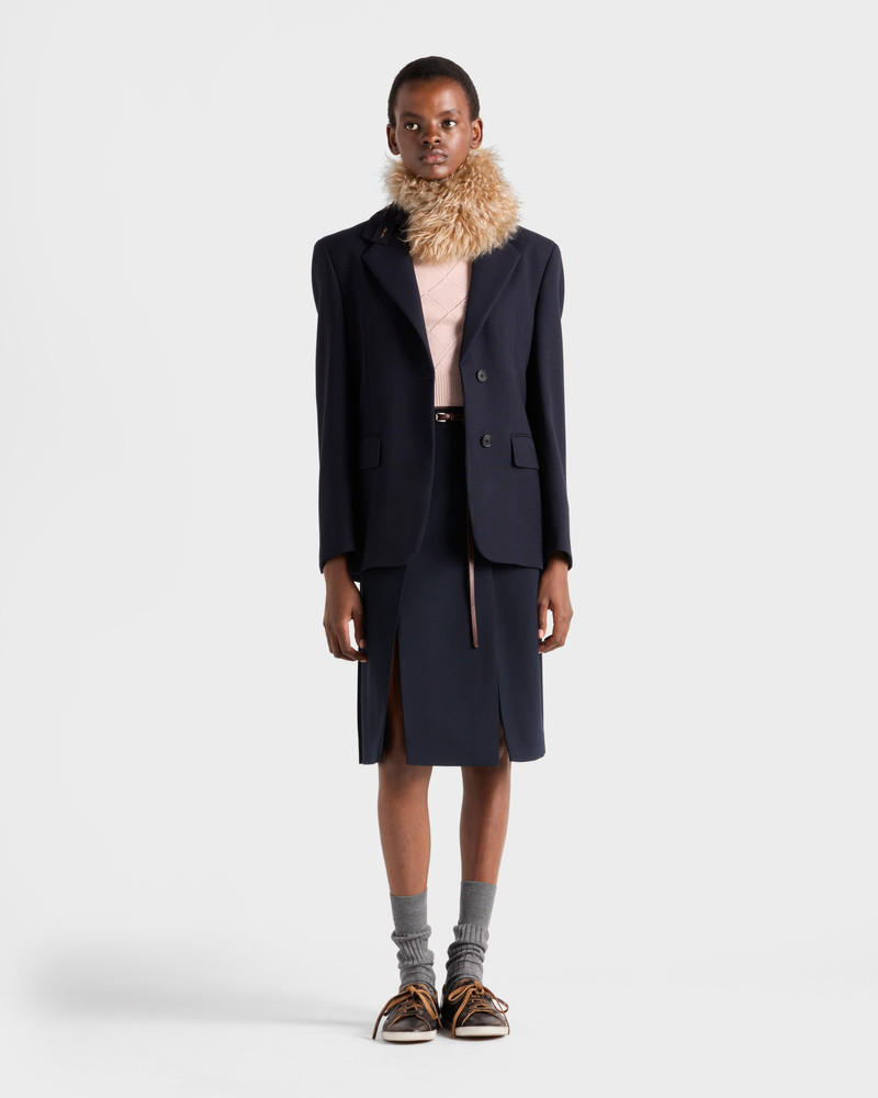 Prada Short-sleeved cashmere sweater outlook