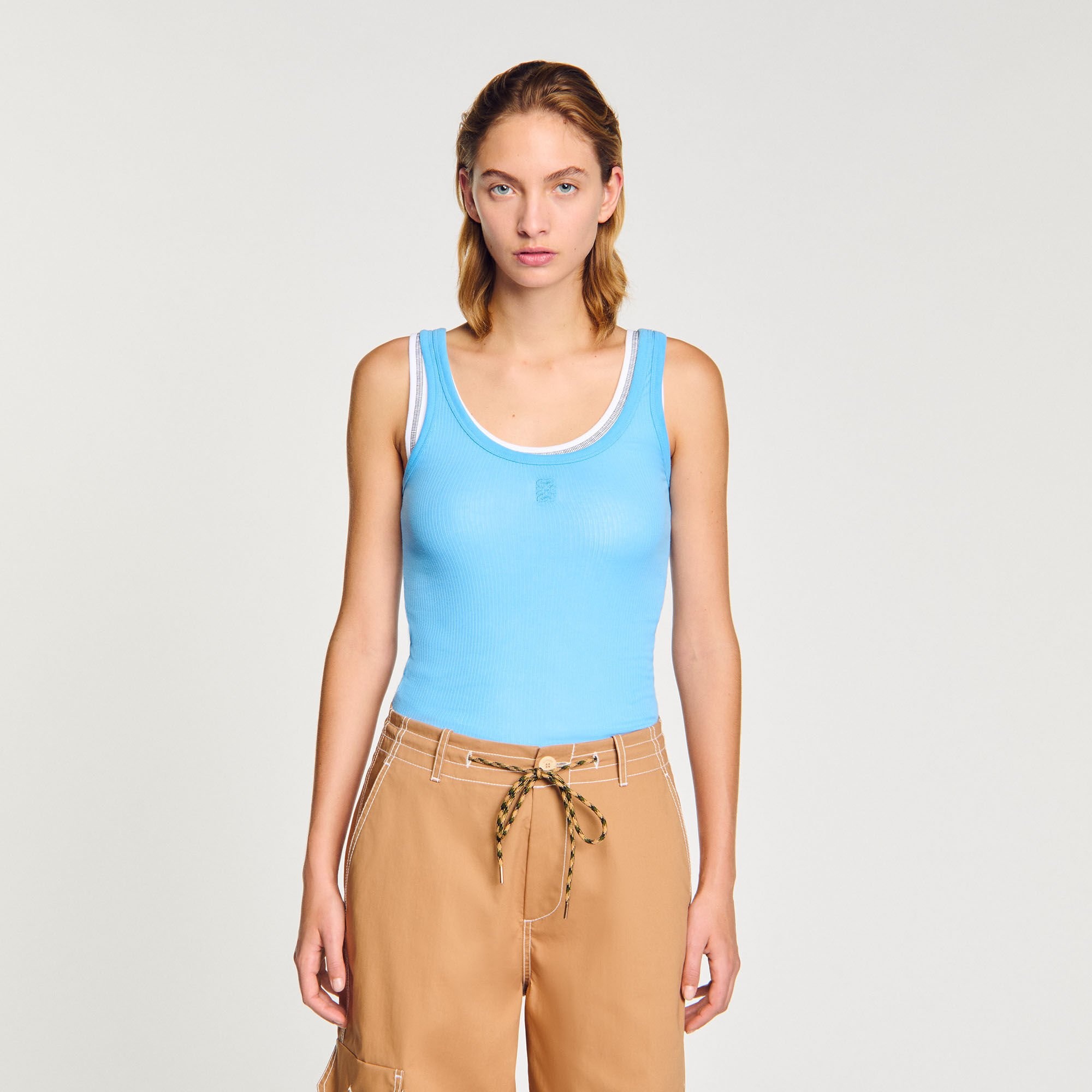 RIBBED VEST TOP - 4