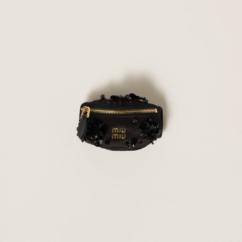 Bracelet with satin mini-pouch 1