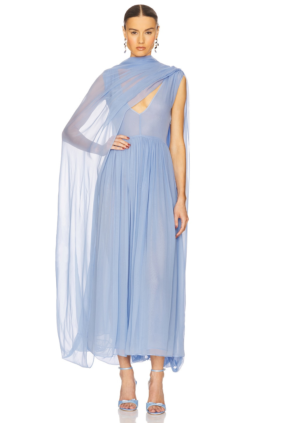 The Sabine Dress in Silk Chiffon - 2