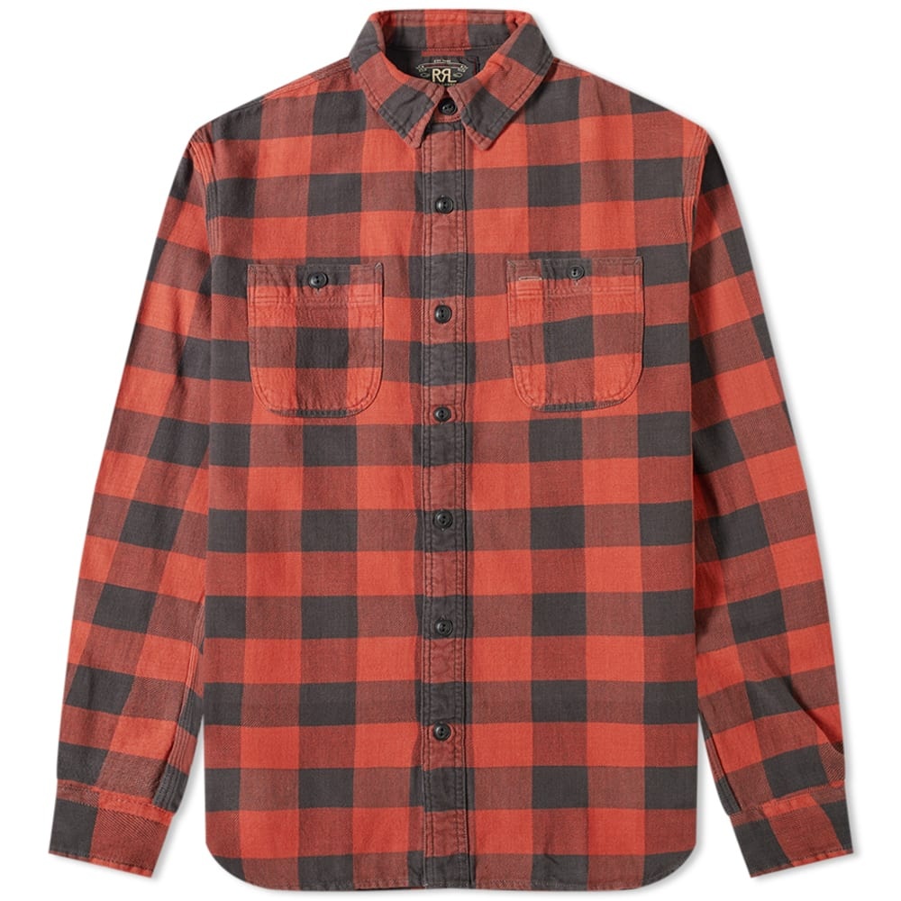 RRL Buffalo Check Pocket Shirt - 1