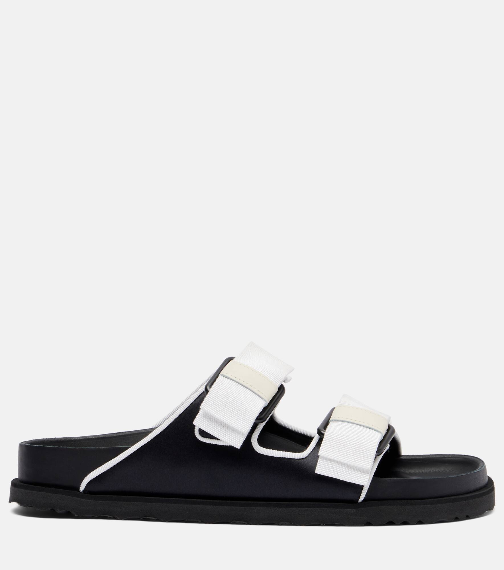 Arizona bow-detail satin sandals - 4