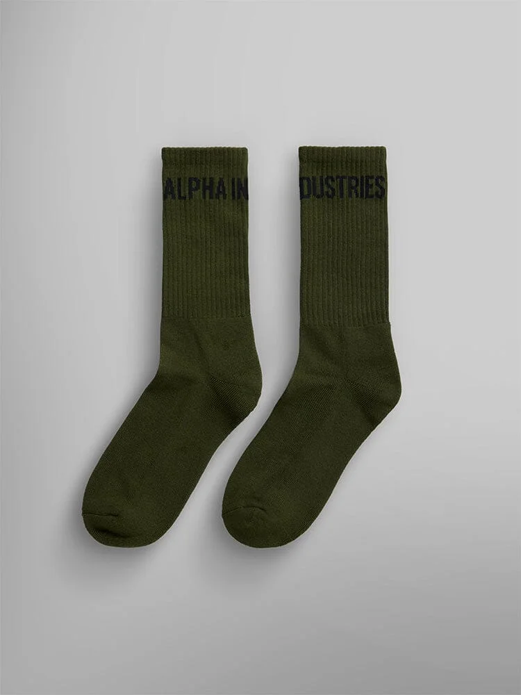 ALPHA LOGO SOCKS - 1