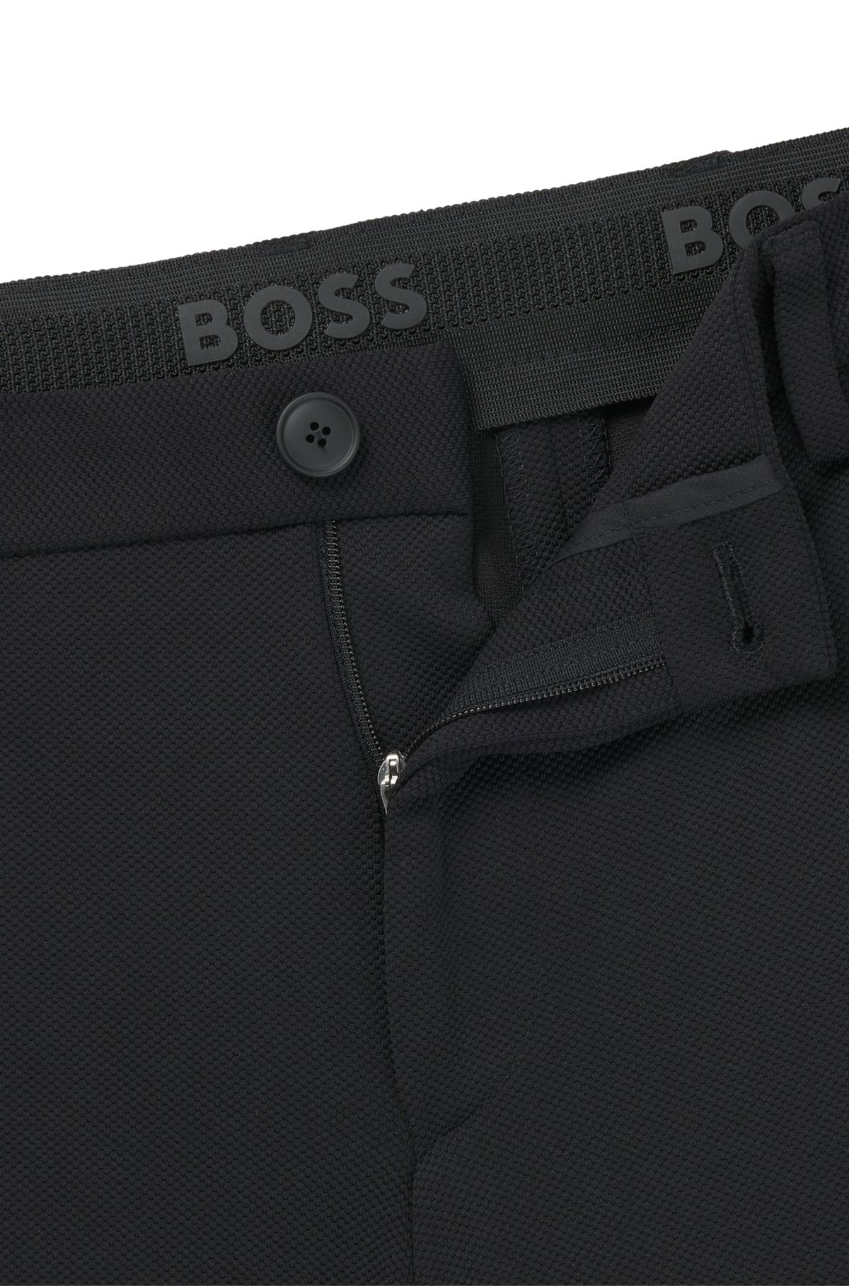 SLIM-FIT TROUSERS IN WASHABLE STRETCH FABRIC - 6