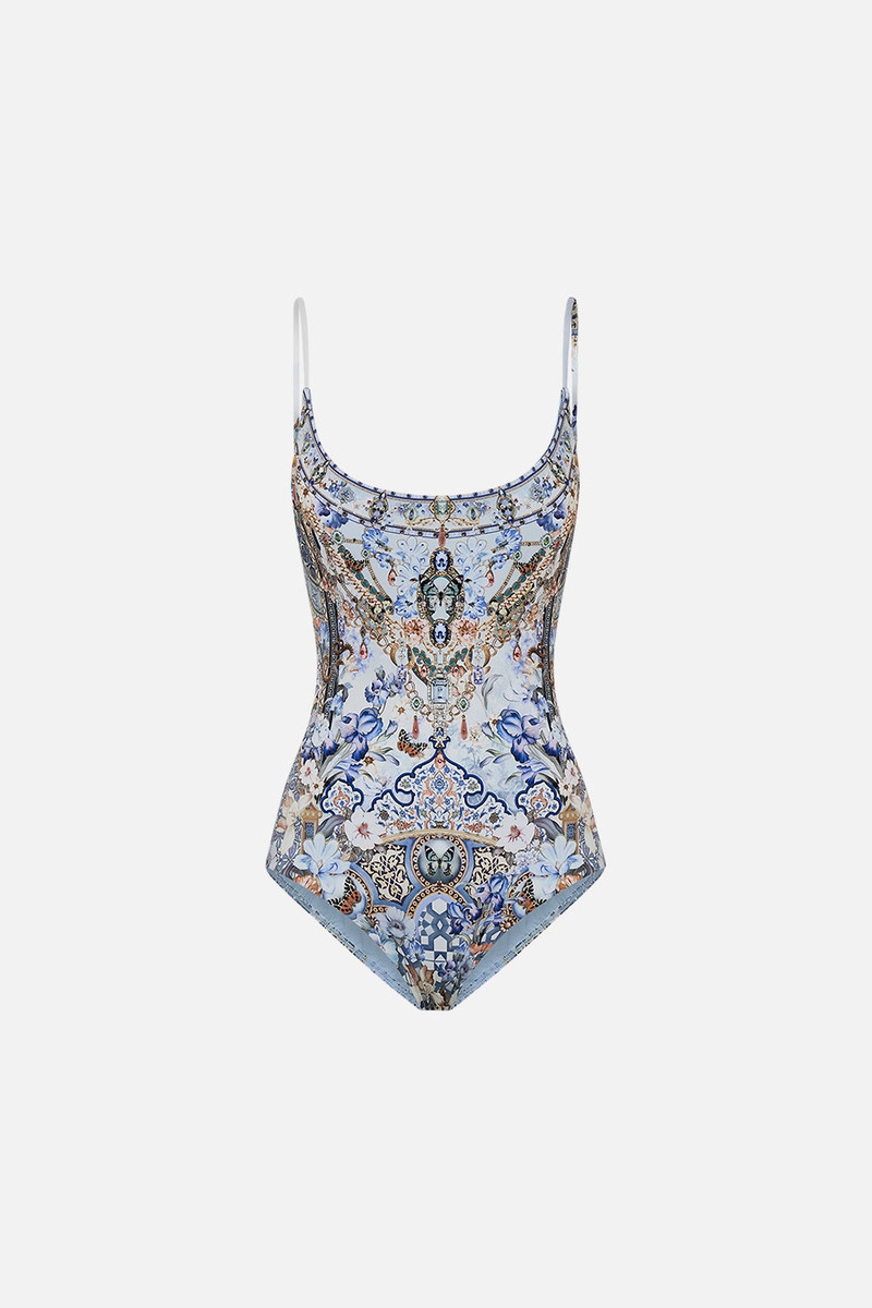 SCOOP NECK ONE PIECE - 1