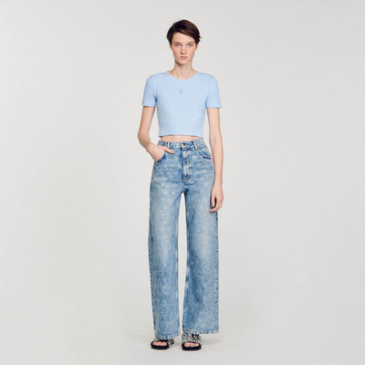 Sandro CROPPED T-SHIRT outlook