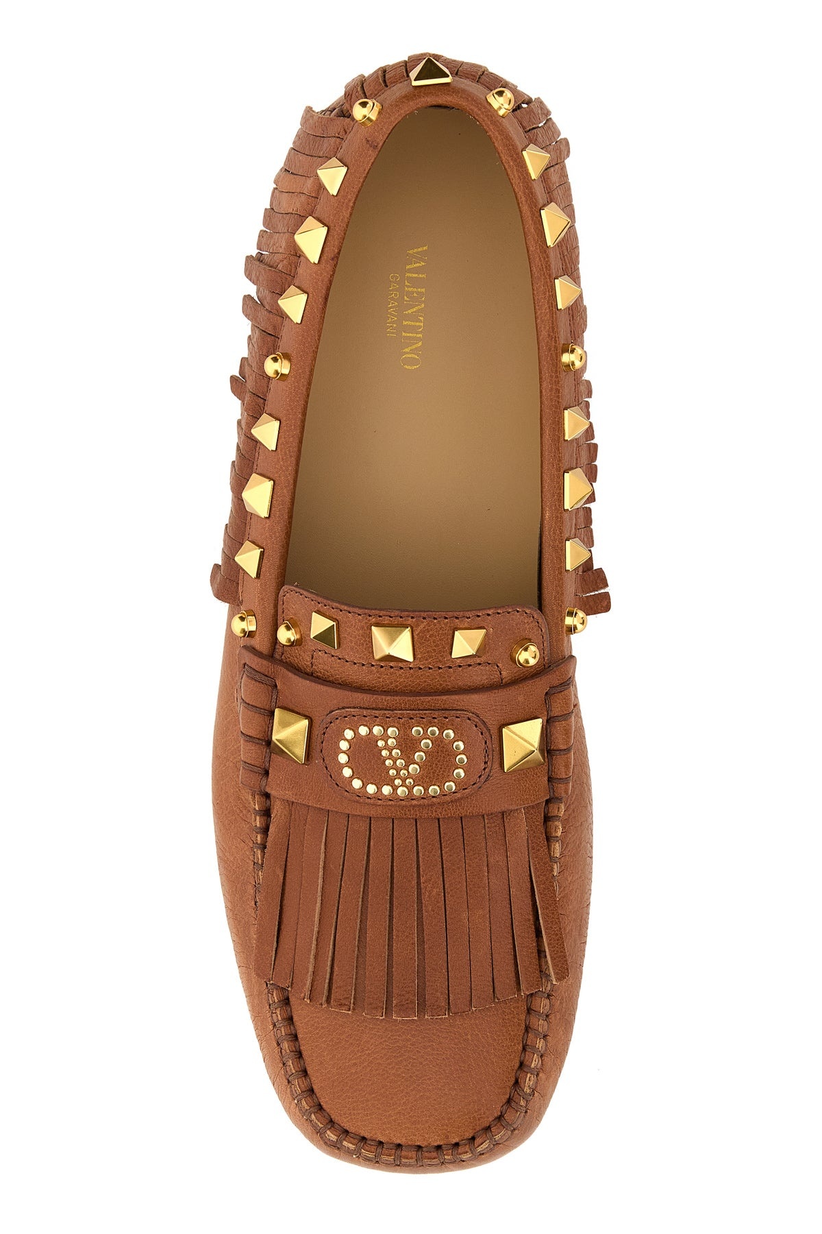 Caramel leather Plaster Caster loafers - 4
