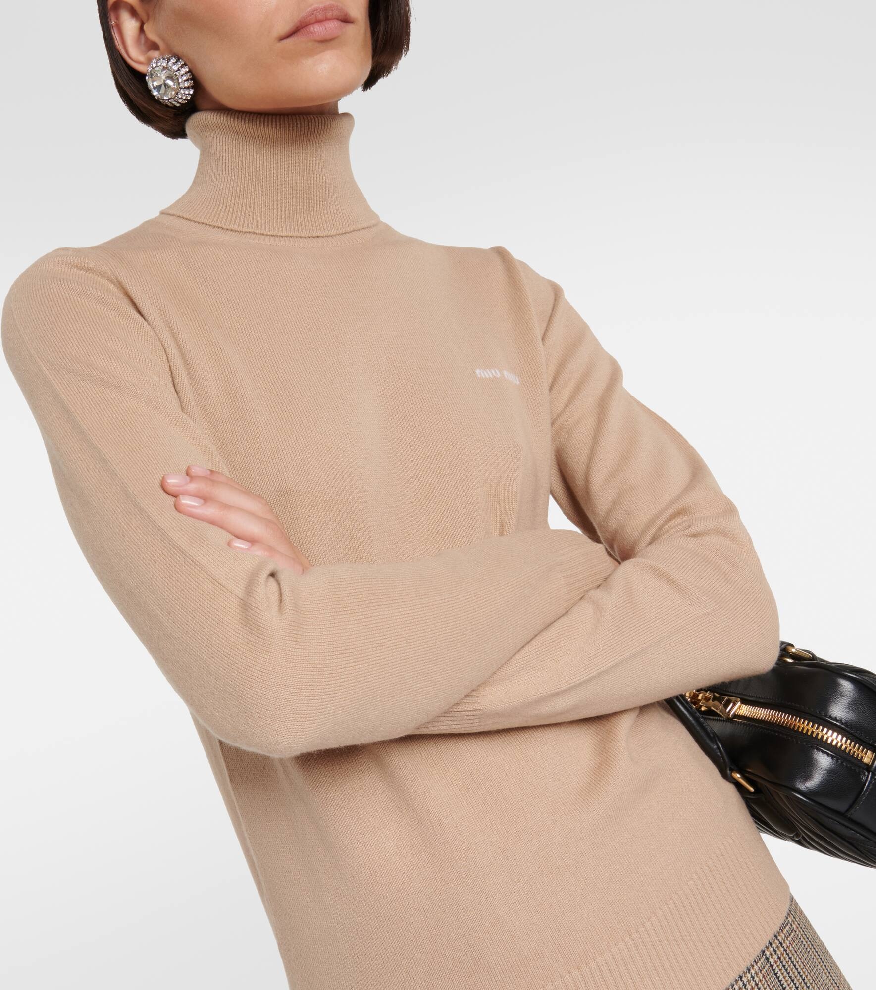 Cashmere turtleneck sweater - 4
