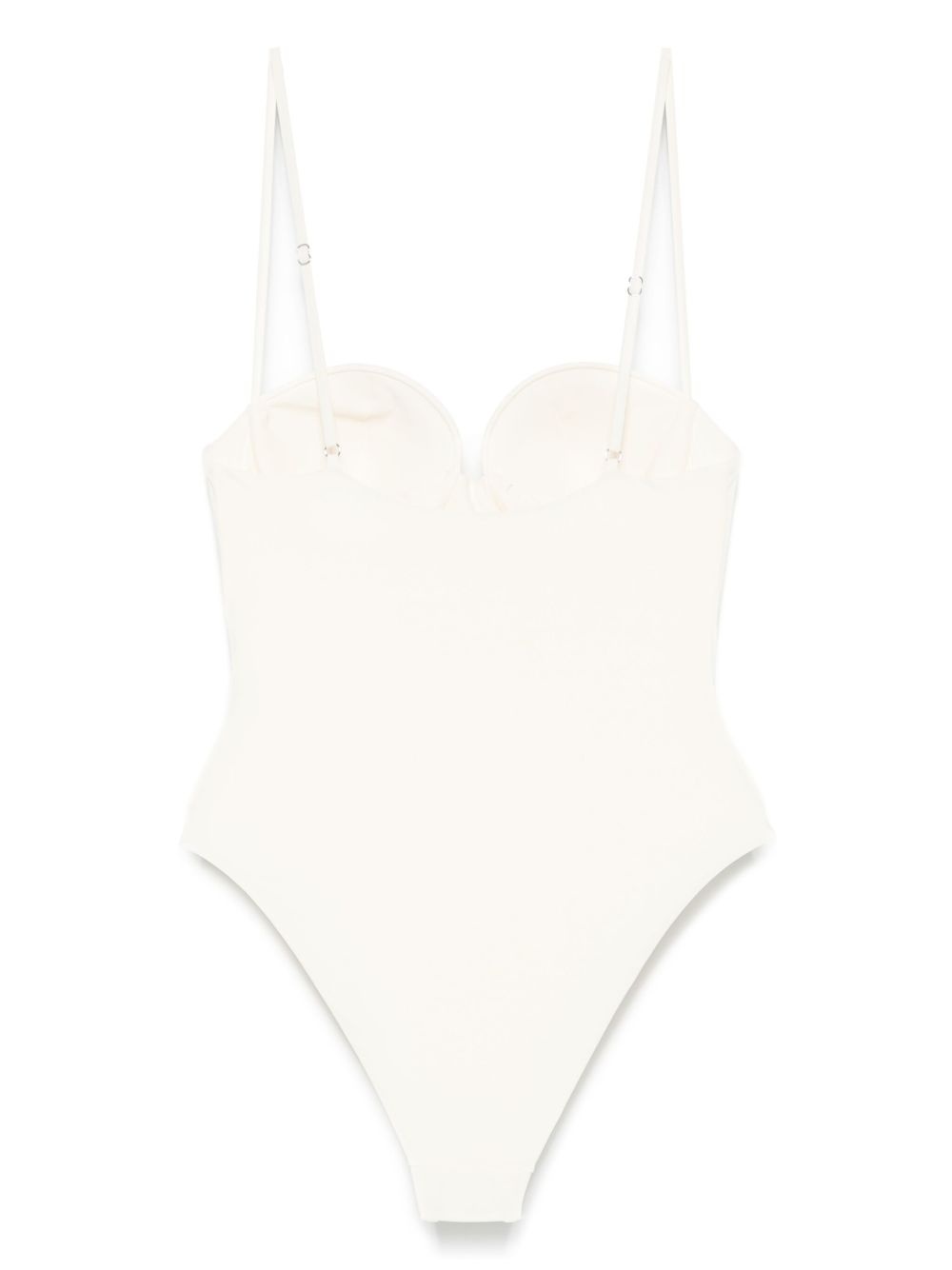 3D flower bustier swimsuit - 2