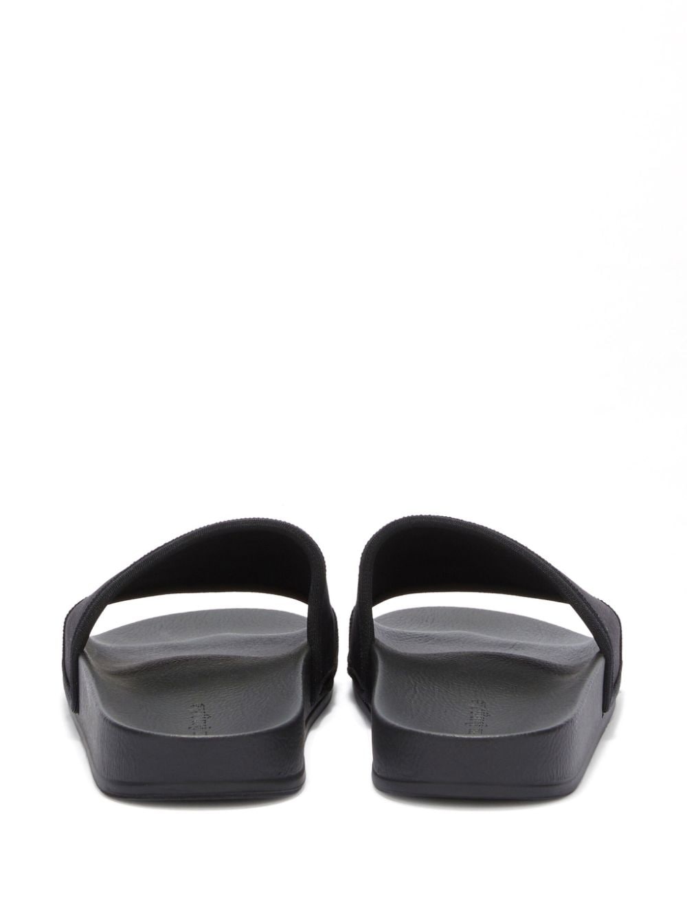 monogram-embossed pool slides - 3