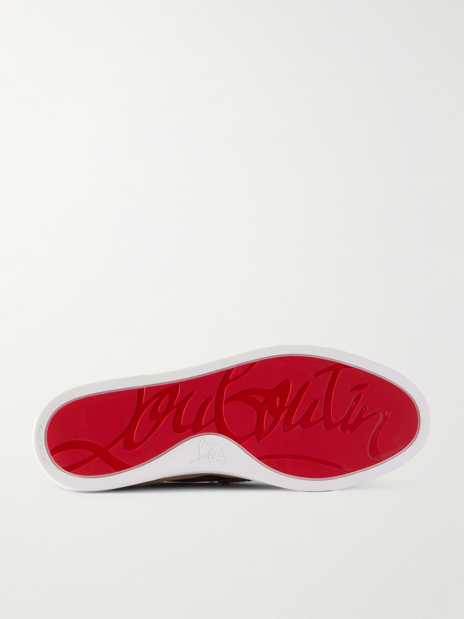 Moonboat Logo-Embossed Nubuck Loafers Brown - 3