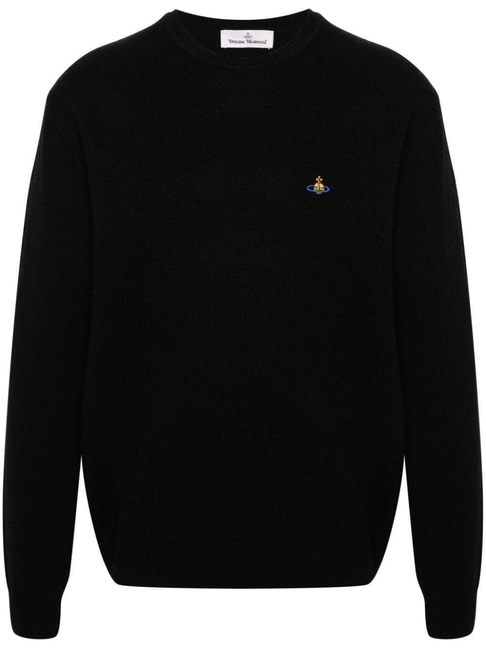 Orb-embroidery knit jumper - 1