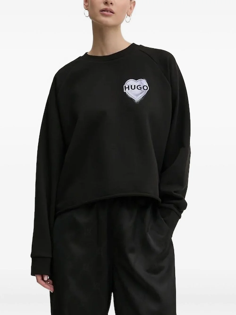 heart logo sweatshirt - 1
