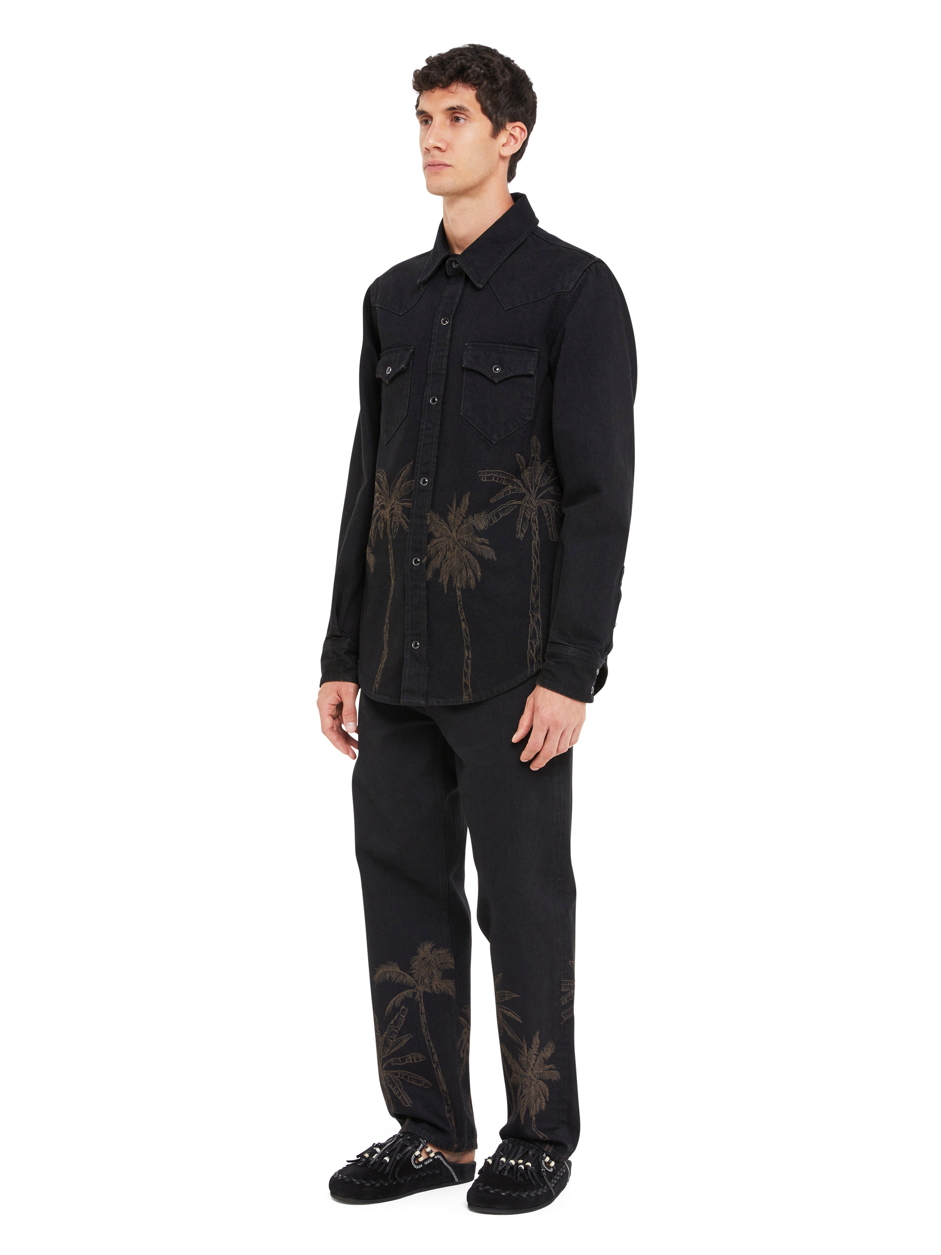 Jungle Toile De Jouy Denim Shirt - 5