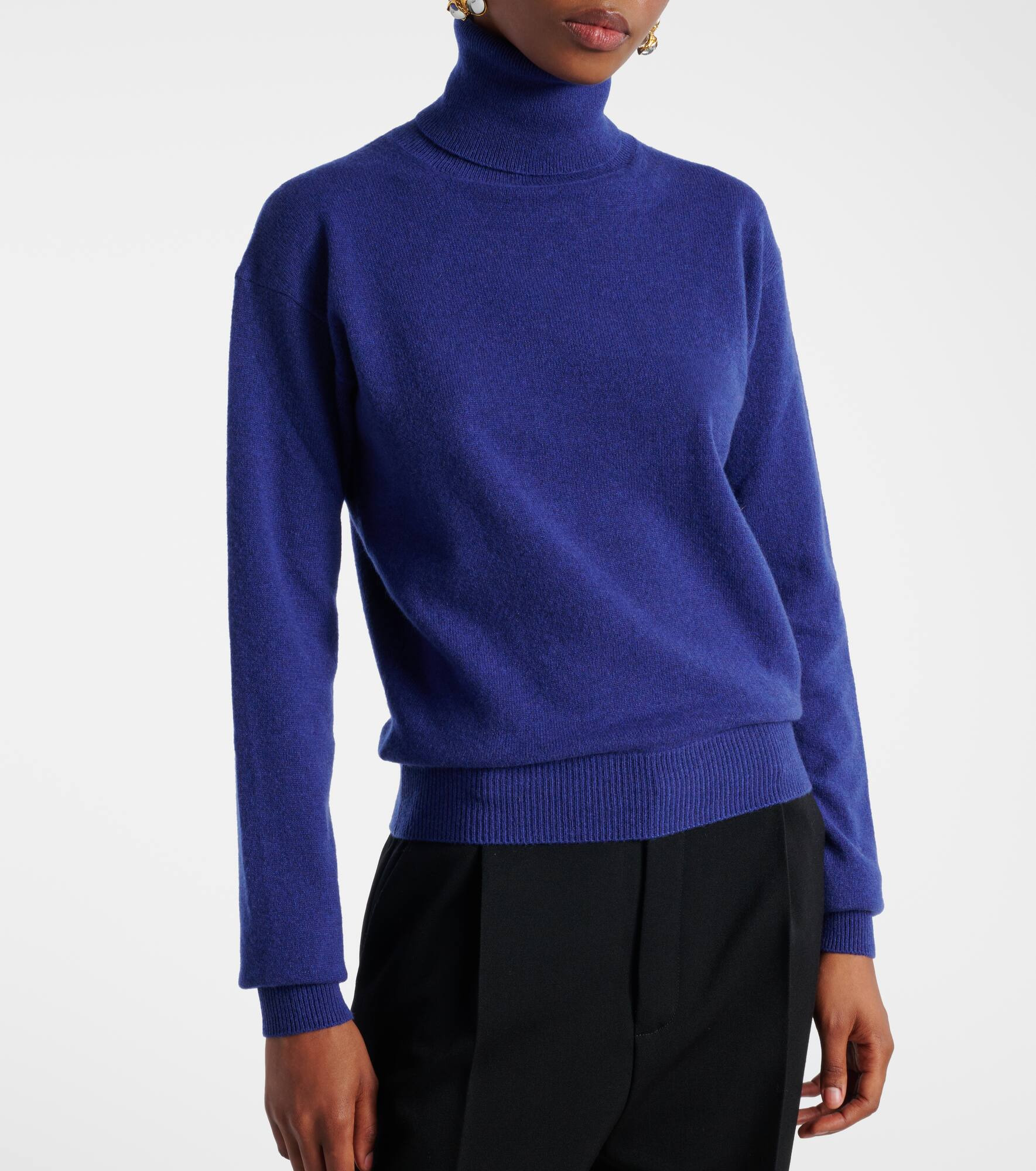 Cashmere and wool turtleneck sweater - 5
