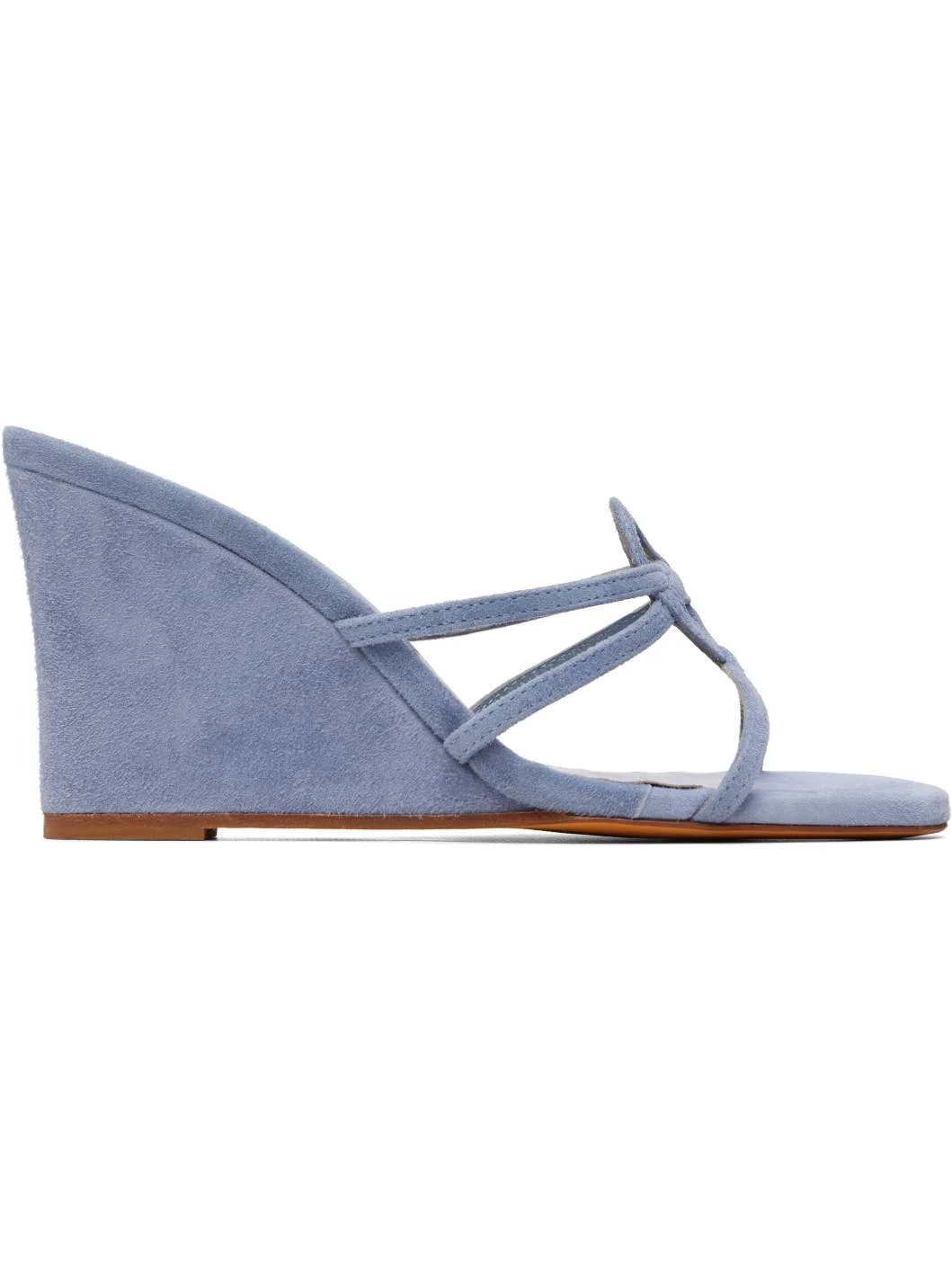Blue Opera Wedge Heeled Sandals - 1