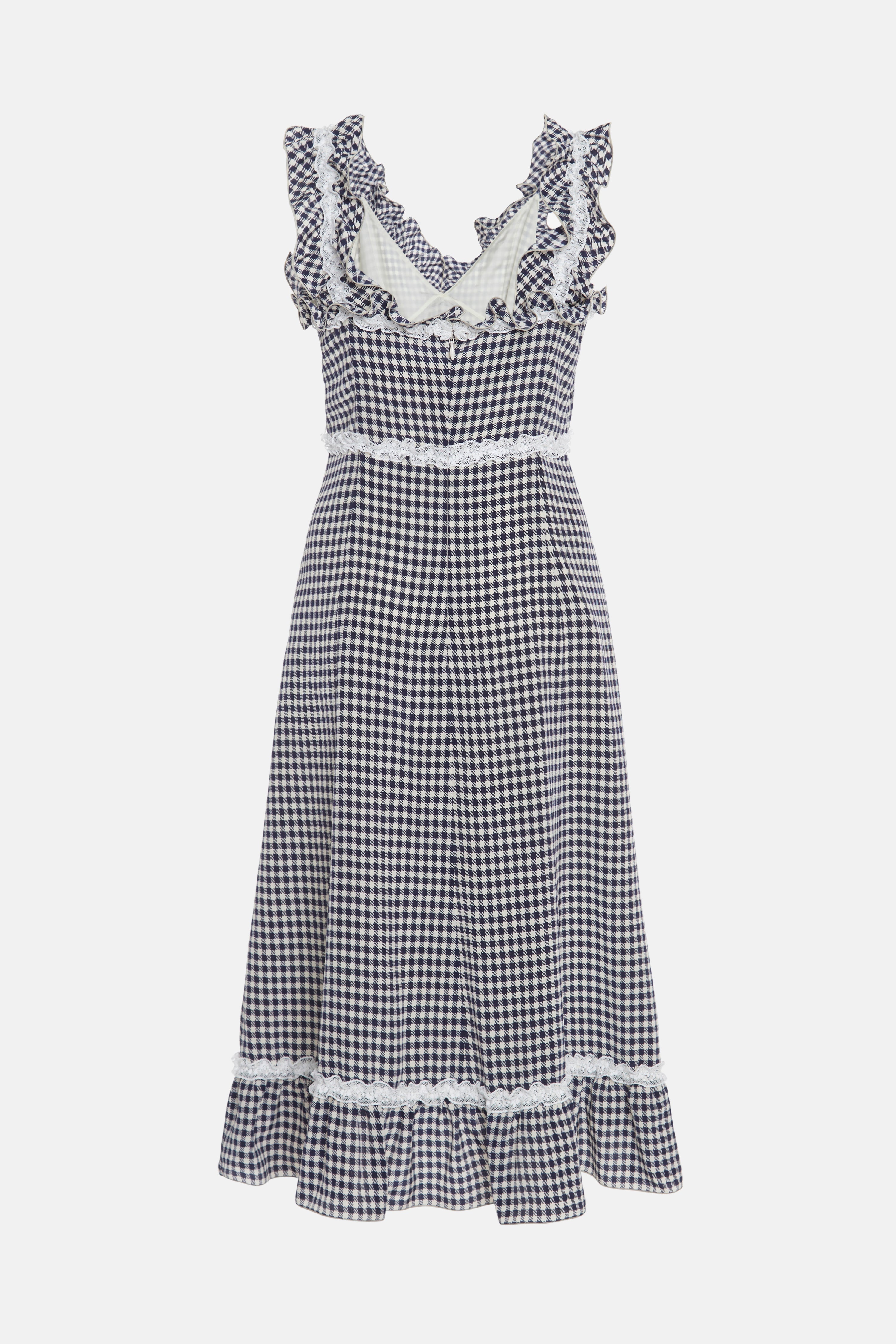 VICHY SLIP DRESS - 2