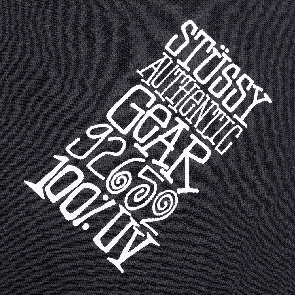 AUTHENTIC GEAR PIGMENT DYED TEE - FADED BLACK - 3