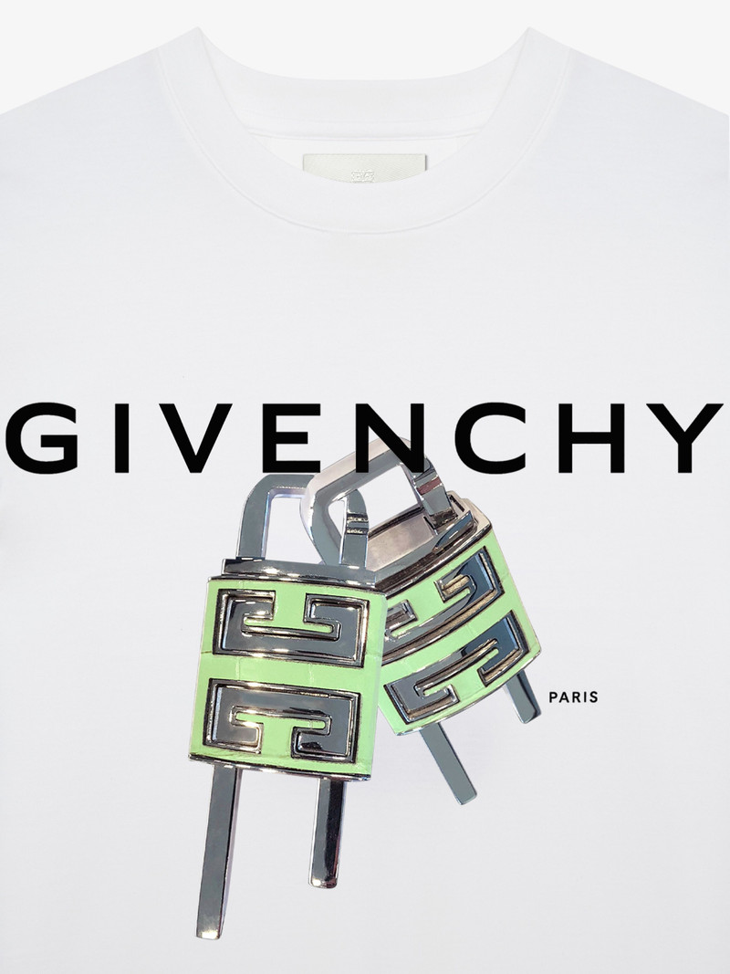 GIVENCHY 4G LOCK SLIM FIT T-SHIRT 5