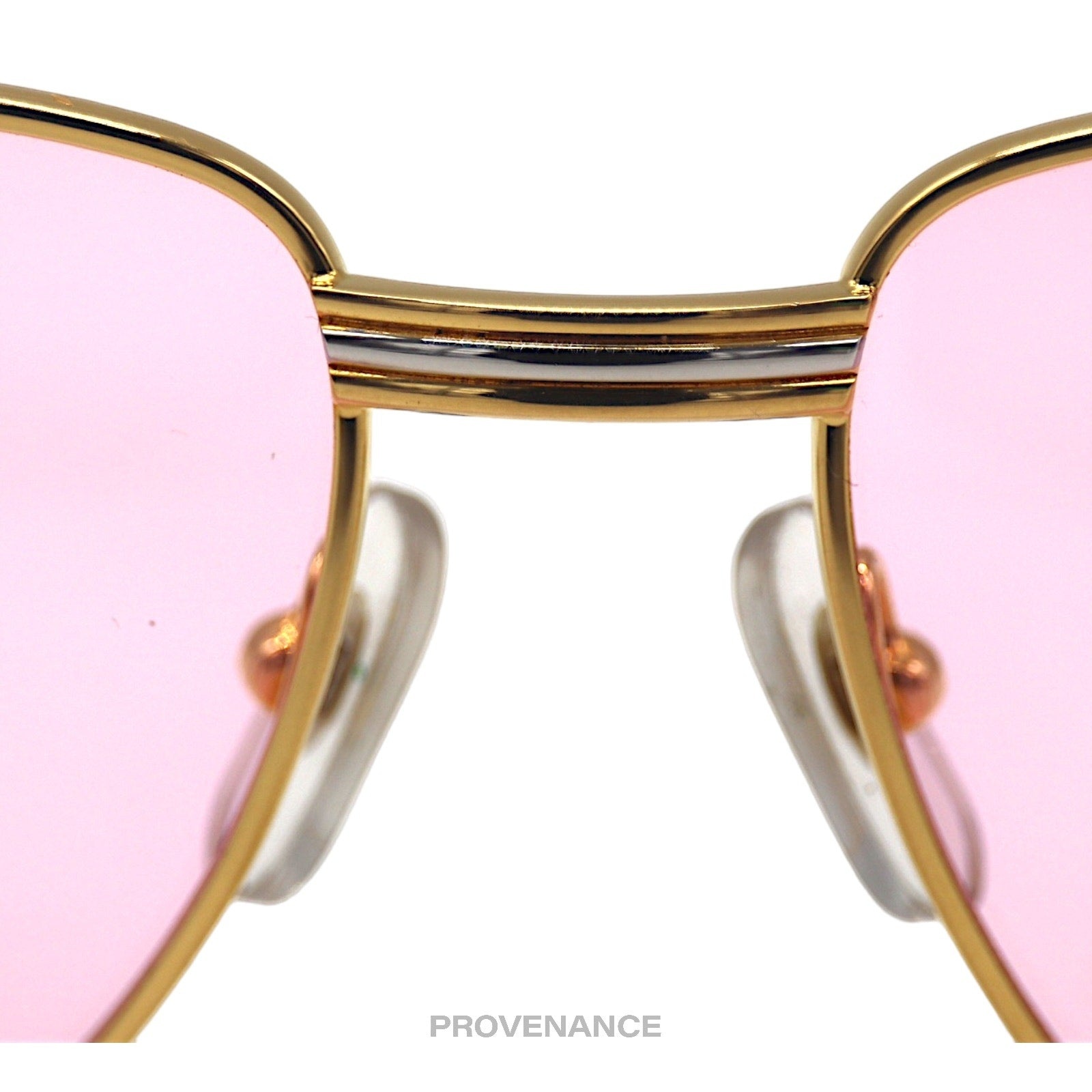 Cartier Cartier Romance Louis (Drake) Sunglasses Gold Pink 54