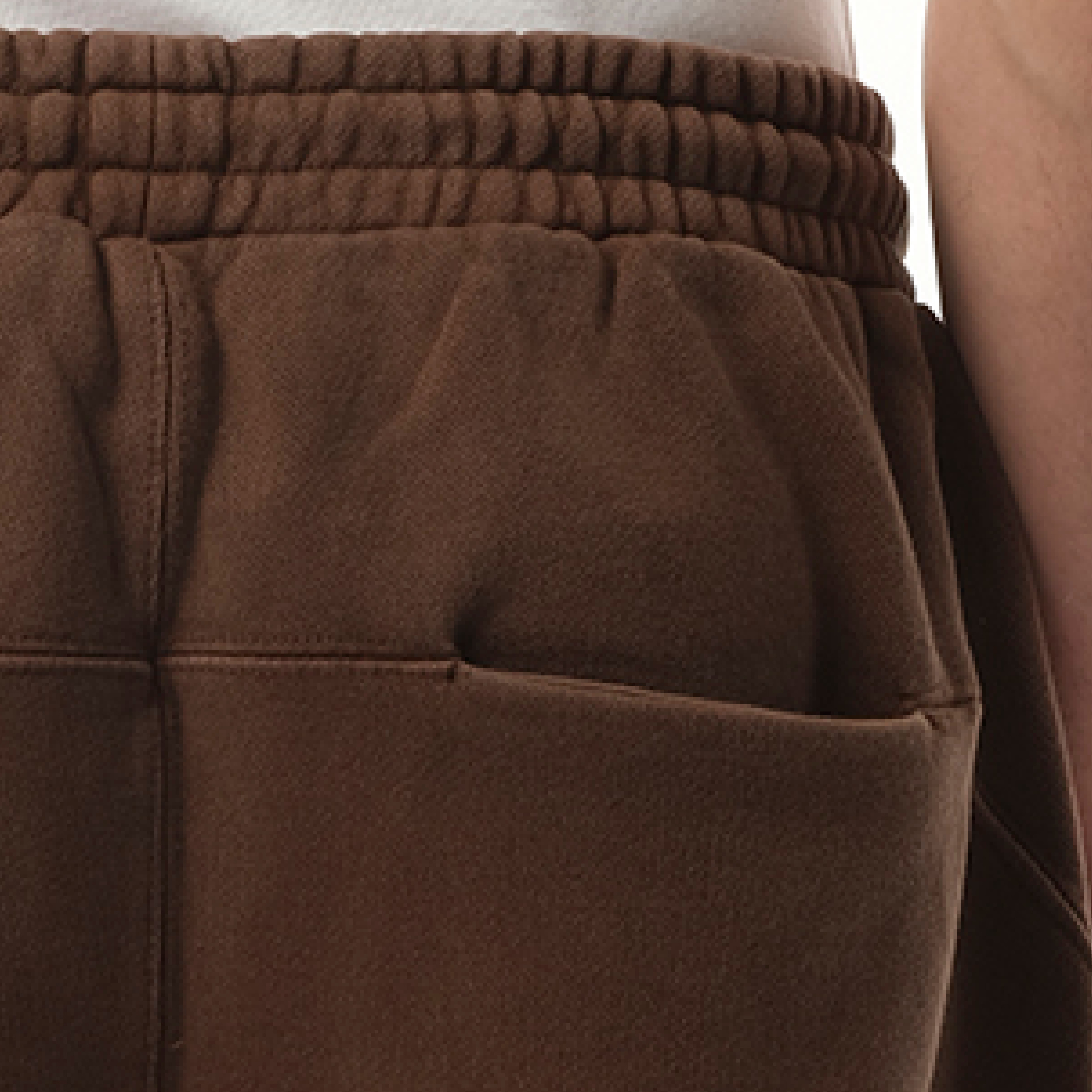 Heavy Drop Shorts in Brunette - 3
