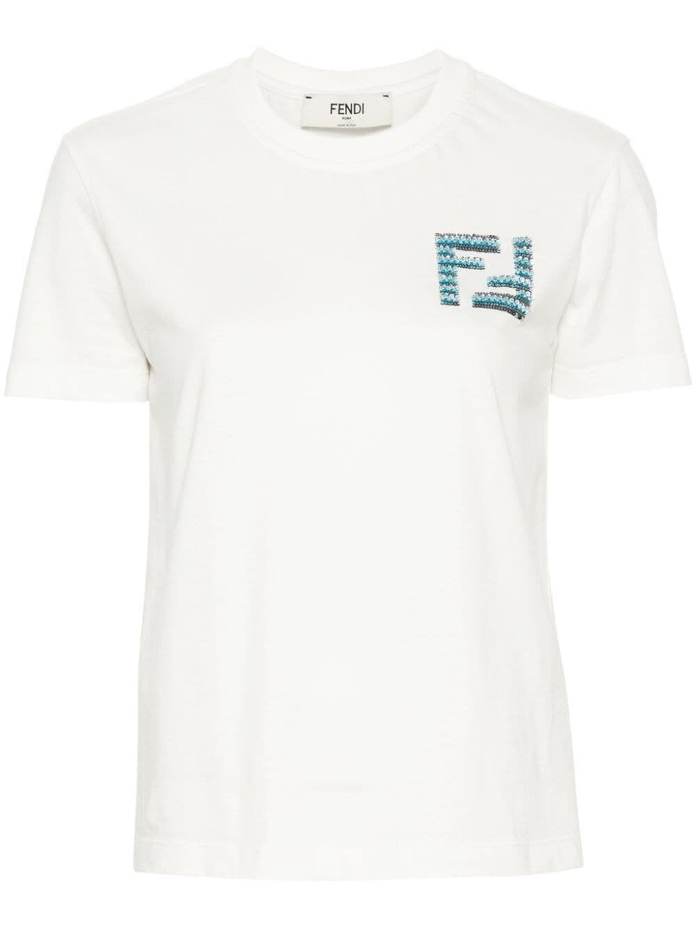 `FF` Embroidery T-Shirt - 1